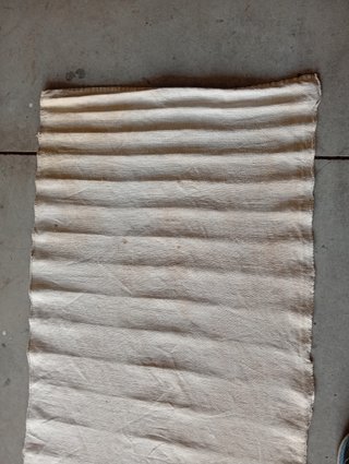 ROLLO DE LINO CRUDO ANTIGUO
