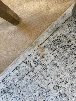 Alfombra Effecto Vintage Zara 200x300 Gris Beige
