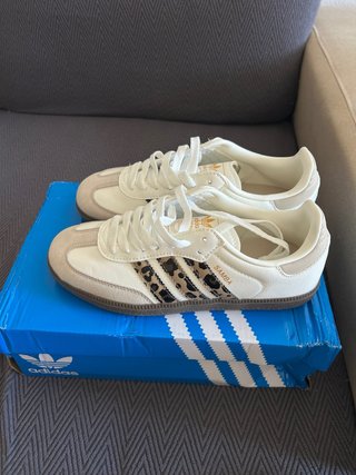 Adidas Samba OG Leopardo Beige/Blanco