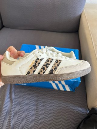 Adidas Samba OG Leopardo Beige/Blanco
