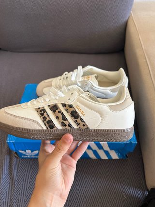 Adidas Samba OG Leopardo Beige/Blanco