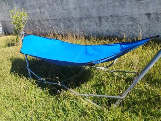 Hamaca Bricoking Azul y Gris