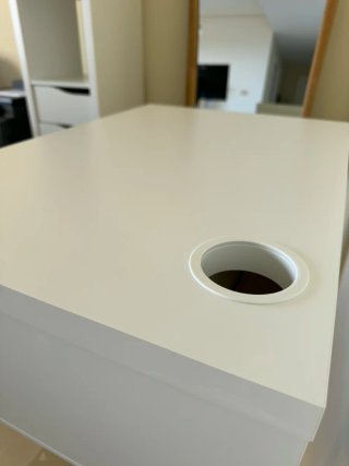 Escritorio IKEA MICKE blanco 73x50 cm