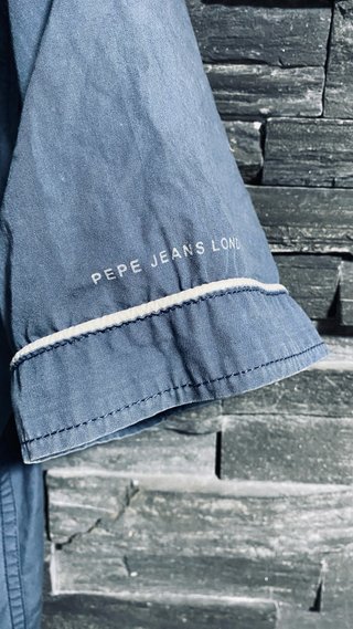 Camisa Pepe Jeans London manga corta azul