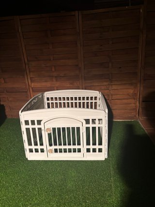 Parque modular para perros