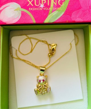 Cadena Oro Laminado 14k Xuping Oso