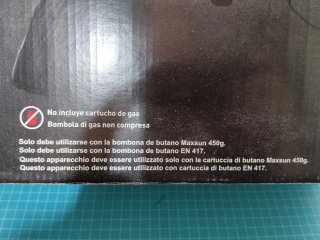 Barbacoa Gas Portátil Negra y Plateada