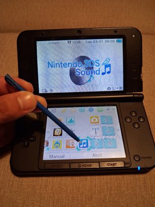 Nintendo 3DS XL Blu e Nero