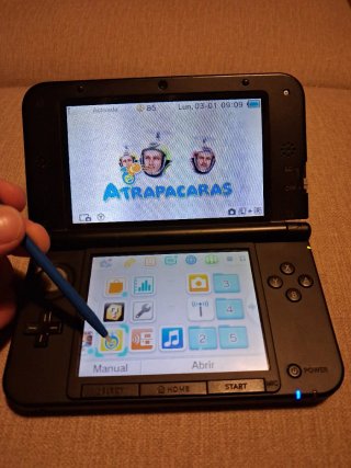 Nintendo 3DS XL Blu e Nero