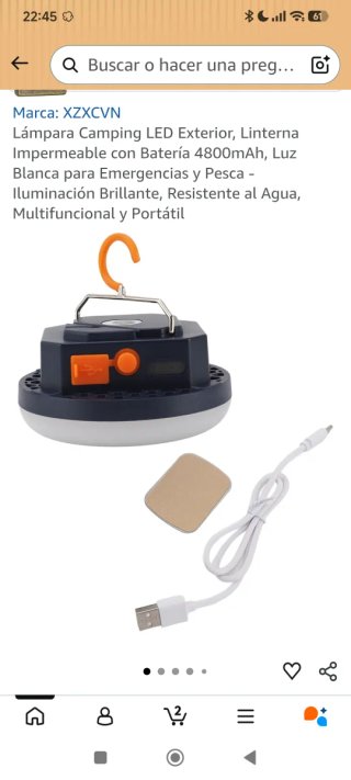 Lámpara Camping LED