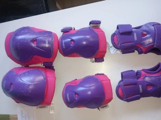 Protecciones Oxelo Niña Morado/Rosa