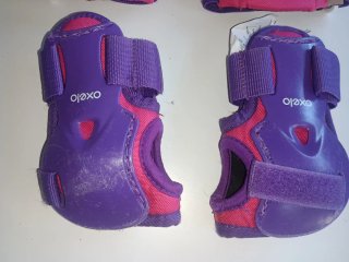 Protecciones Oxelo Niña Morado/Rosa
