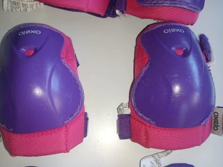 Protecciones Oxelo Niña Morado/Rosa