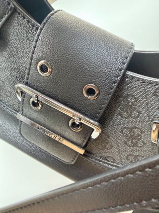 Bolso Guess Negro/Gris Original