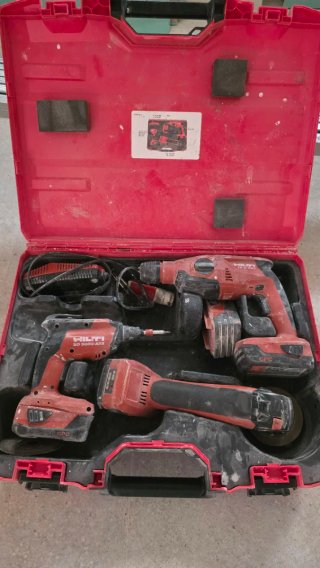 Maletín Hilti con herramientas