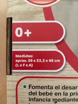 Gimnasio madera bebé con figuras