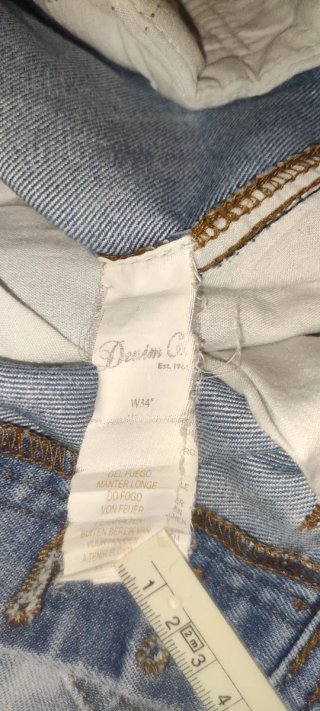 Pantalón 44 corto vaquero