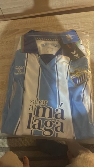 Camiseta Fútbol Málaga CF Hummel Talla M