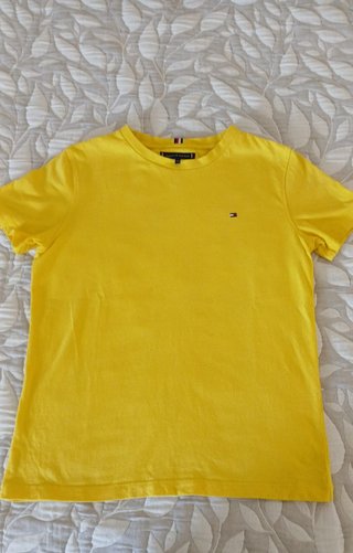 Camiseta Tommy Hilfiger Niños Talla 12 Amarilla