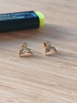 Pendientes Cola de Sirena Dorados