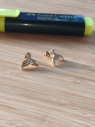 Pendientes Cola de Sirena Dorados