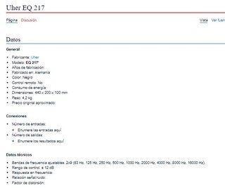 UHER EQ-217  (589) equalizador