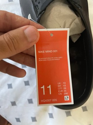 Nike Mind 001 Slide Triple Black