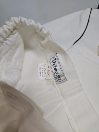 Traje de Primera Comunión Blanco y Negro