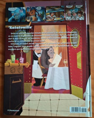 Cómic Ratatouille Disney