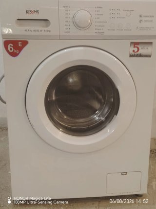 Lavadora KROMMS KLA-M-6000-W 6kg
