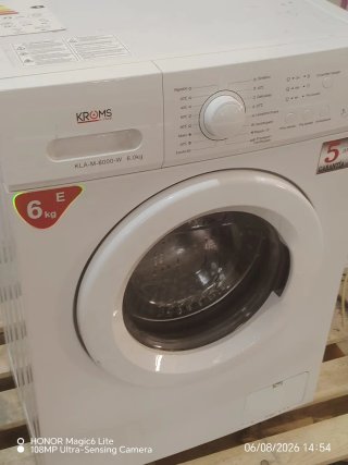 Lavadora KROMMS KLA-M-6000-W 6kg