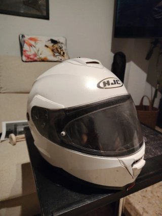 Casco Moto Scooter Talla L Blanco