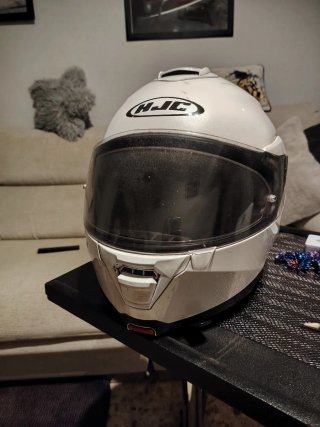 Casco Moto Scooter Talla L Blanco