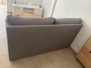 Sofá 2 plazas gris