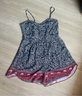 Mono corto estampado floral