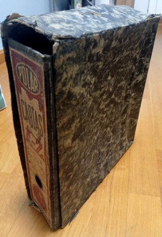 Archivador Polar Cartas A-Z Vintage