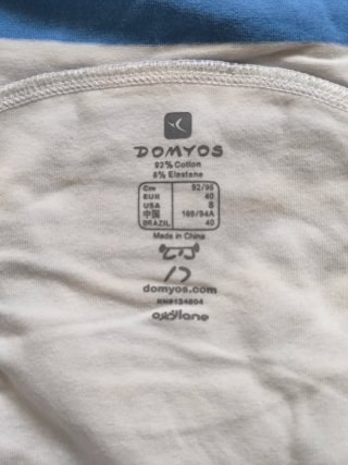 Camiseta Domyos a rayas