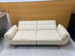 Sofá Cama Nuevo Crema con Garantía