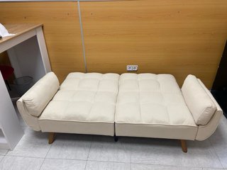 Sofá Cama Nuevo Crema con Garantía