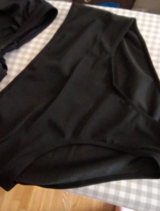 Bikini negro con nudo