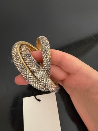 Bracciale rigido Zara effetto strass