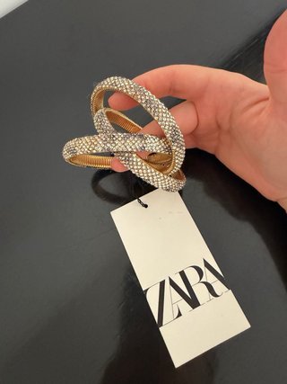 Bracciale rigido Zara effetto strass