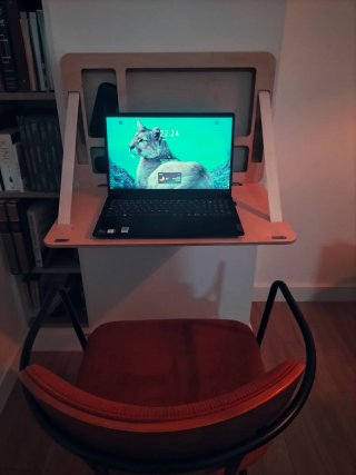 Escritorio plegable madera
