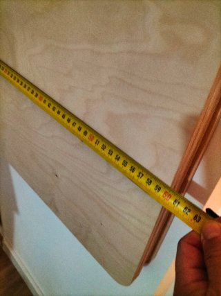 Escritorio plegable madera