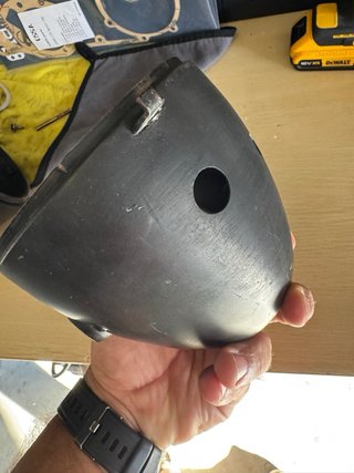 Faro moto clásica Ossa Veglia Bressel