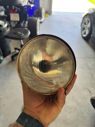 Faro moto clásica Ossa Veglia Bressel