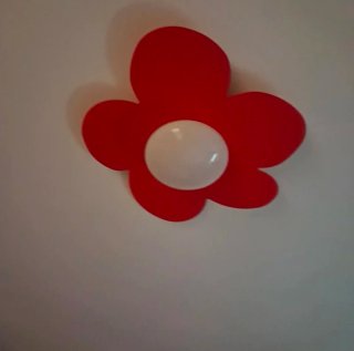 Lámpara Flor Agatha Ruiz de la Prada Roja