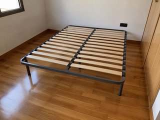 Somier 150cm Metal y Madera