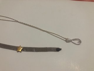 Conjunto collar y pulsera con estrella