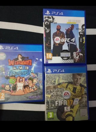 PS4 (PlayStation 4) Negra 1tb + 2 Mandos+3 Juegos